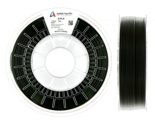 E-PLA black filament