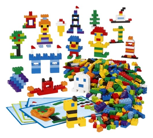 nummer Udfyld Vær tilfreds LEGO®EDUCATION kreativt Grundæske Stor (45020) - Kidsprint
