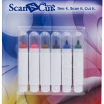 Brother ScanNCut Pen Set CAPEN1, 6-Piece Color Permanent Ink Markers - Folieskære - Kidsprint